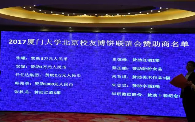 &ldquo;博餅&rdquo;是閩南地區(qū)有的傳統(tǒng)形式歡慶，此次活動以這種形式向母校致以美優(yōu)的祝福，也寄托著各地廈人永久母校情和青春回憶的活動。